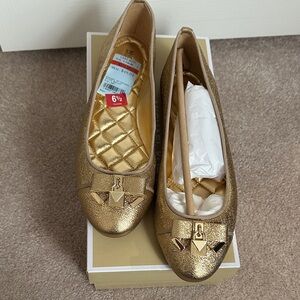 Michael Kors Gold Women's Loafers